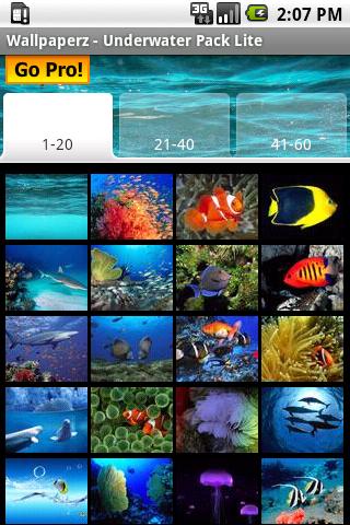 Underwater Wallpapers Lite Android Multimedia