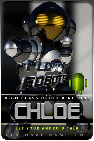 CHLOE nametone droid Android Multimedia