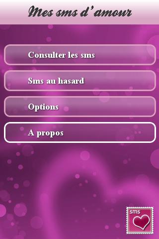 SMS Amour French Love