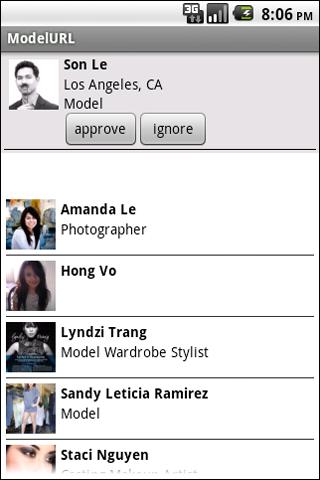 ModelURL for Android Android Social