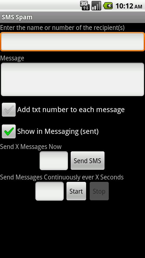 SMS Spam Android Social