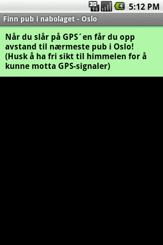 Find pubs – Oslo Android Social