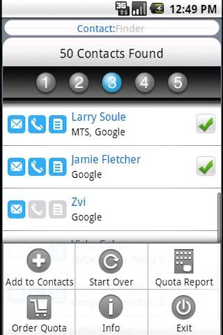 Contact:Finder Android Social