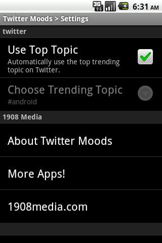 Twitter Moods Live Wallpaper Android Social