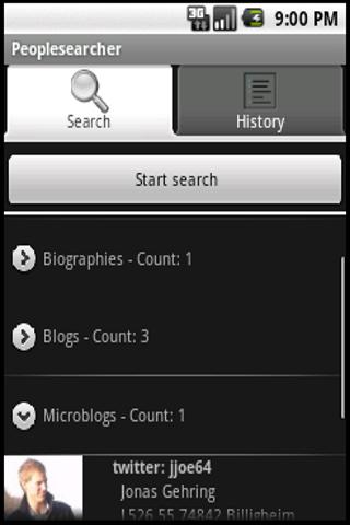 People Searcher Android Social