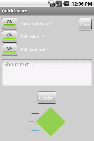 QuickSquare Android Social