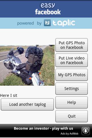 Facebook easy gps live video Android Social