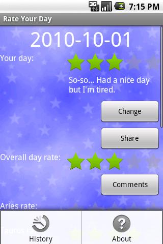 Rate Your Day Android Social