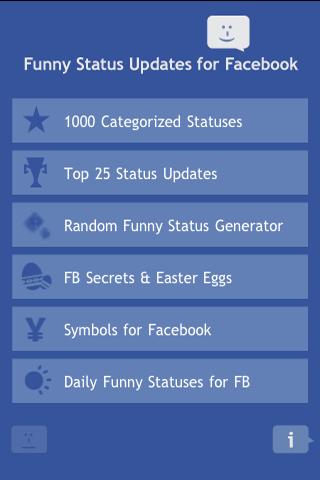 Status Updates for Facebook Android Social