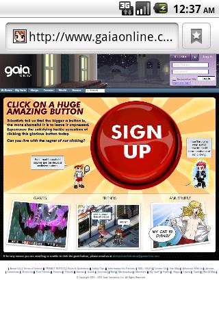 GaiaOnline App Android Social