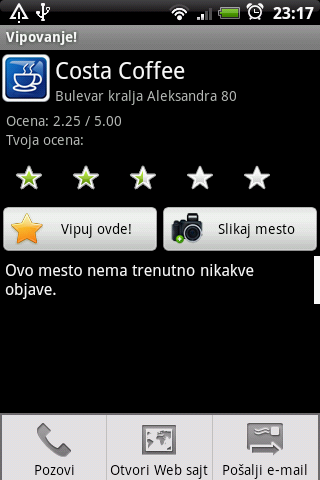 Vipovanje! Android Social