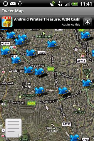 TweetMap Android Social