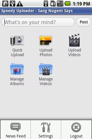 Speedy Uploader for Facebook Android Social