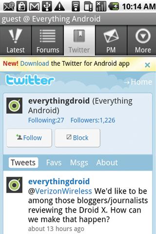 Everything Android Android Social