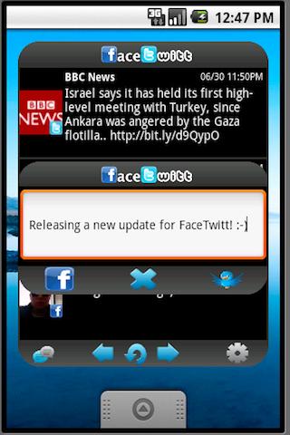 FaceTwitt FaceBook Twitter Android Social