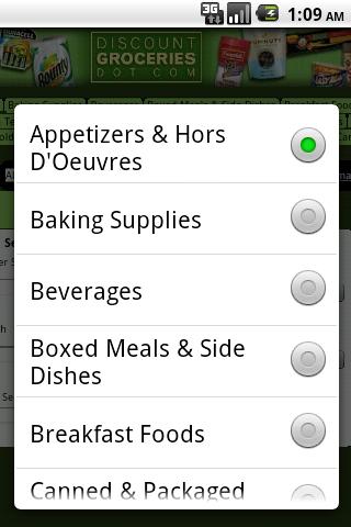 Discount Grocery Store Android Shopping
