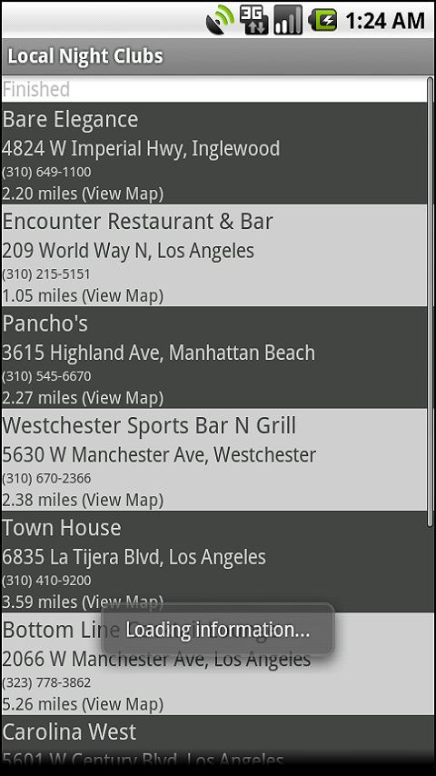 Local Night Clubs Android Shopping
