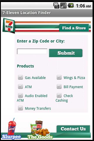 7-Eleven Location Finder Android Shopping