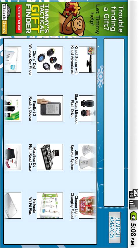 Christmas Gift Finder 2010 1.6 Android Shopping