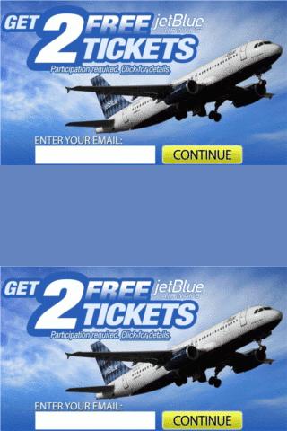 2 FREE Jetblue Tickets ! Android Shopping