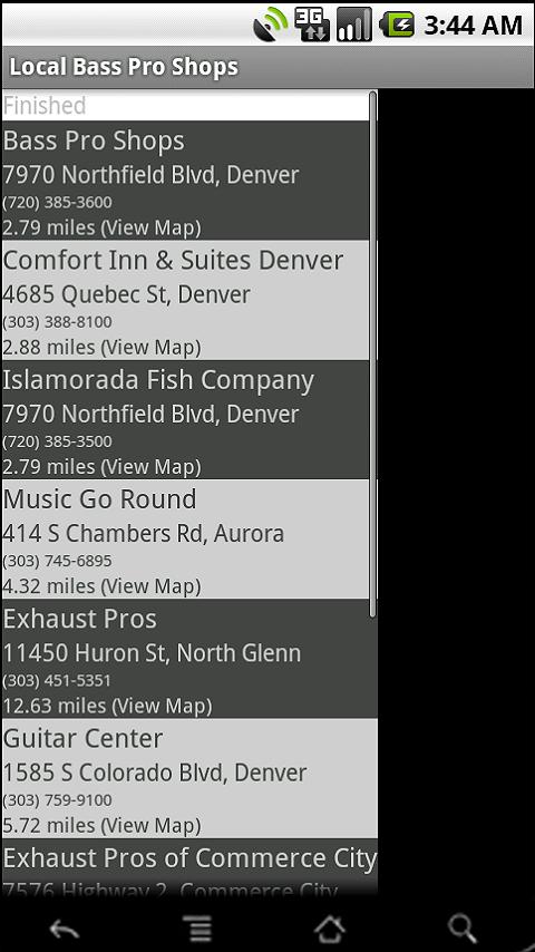 Local Bass Pro Shops Android Shopping