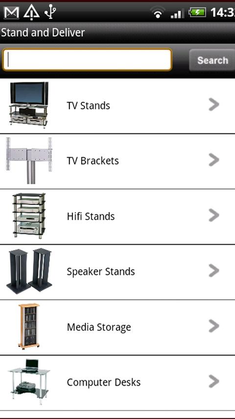 Stand & Deliver – AV Furniture Android Shopping