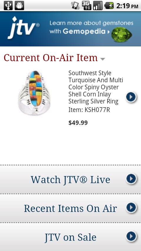Jewelry Television Android Shopping