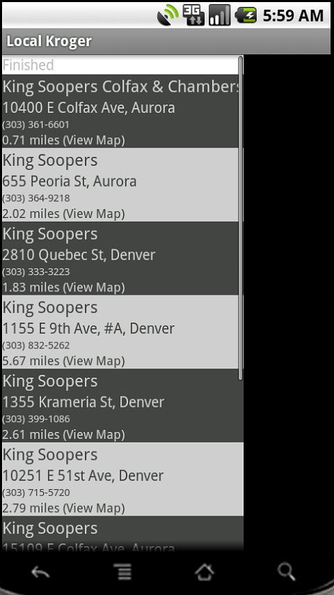 Local Kroger Grocery Stores Android Shopping