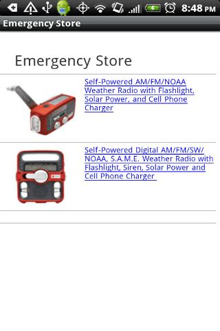 Emergency Store Android Shopping