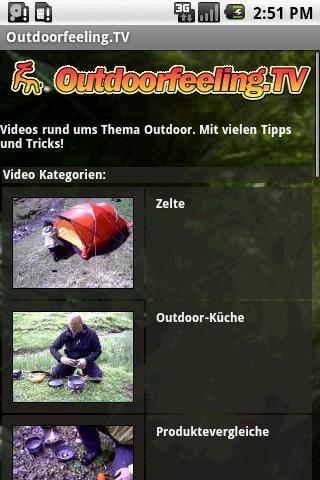 Outdoorfeeling.TV Android Shopping