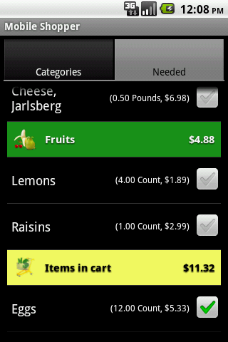 MobileShopper Android Shopping