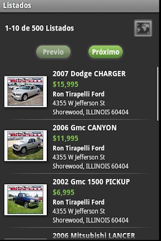 Busca Autos Android Shopping