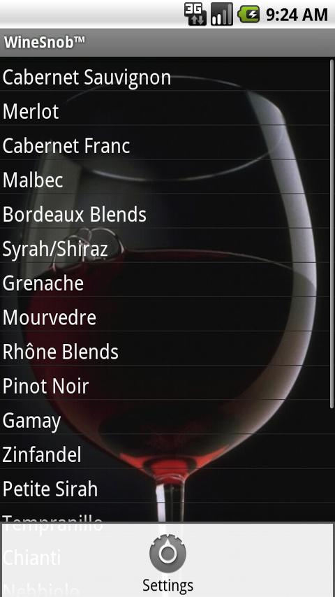 WineSnob Android Shopping