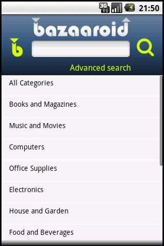 Bazaaroid Android Shopping