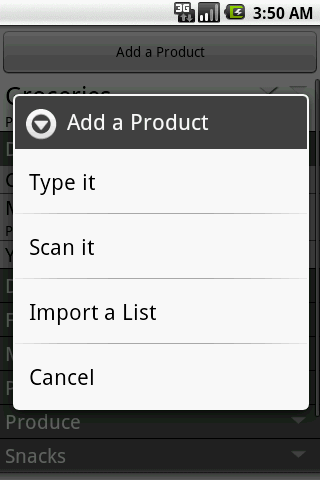 Shopping Lists (Beta) Android Shopping