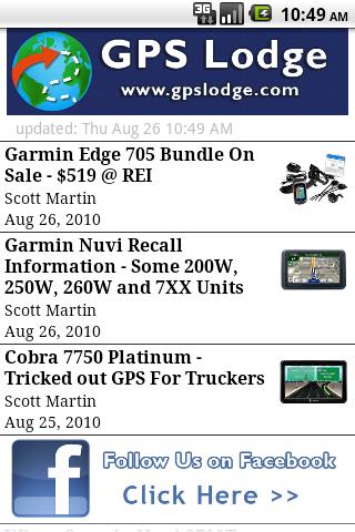 GPS Lodge Android Shopping