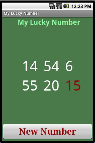 My Lucky Number Android Shopping