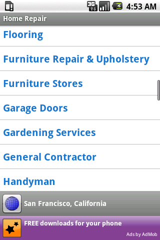 Home Repair Services Android Shopping