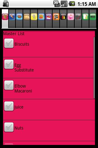 The Grocery List Android Shopping
