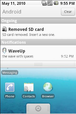 WaveUp : Google Wave on the go Android Communication