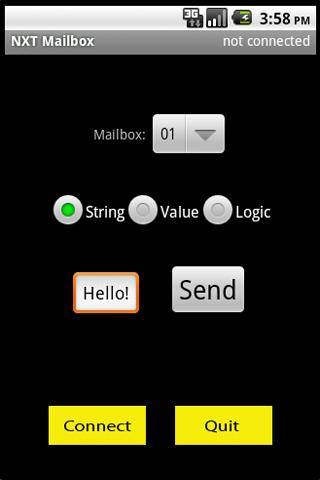 NXT Mailbox Remote Android Communication