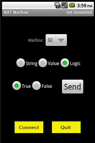 NXT Mailbox Remote Android Communication