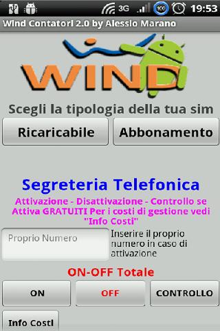 Wind Contatori FULL Android Communication