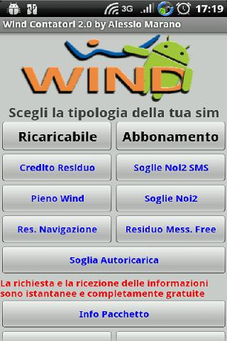 Wind Contatori FULL Android Communication