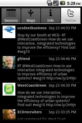 West Coast Green 2010 Android Communication