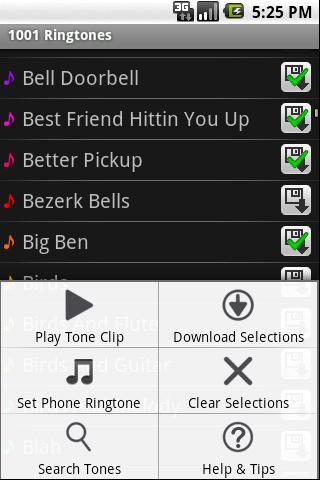 1001 Ringtones Lite 4 Android Communication