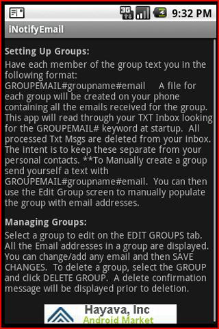 iNotifyEmail – Group Email Android Communication