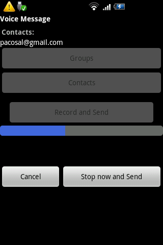 Voice Message License Android Communication