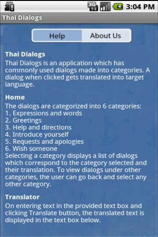 Thai Dialogues Android Communication