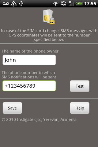 SIM Card Change Notifier Android Communication